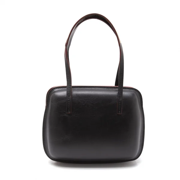 バリーBALLY レザーミニハンドバッグ 黒 (K-117745)