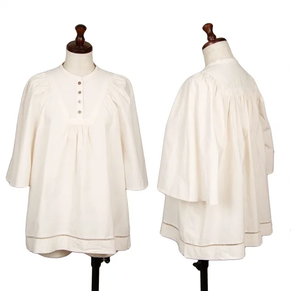 ミナペルホネンmina perhonen フレアスリーブコットントップス