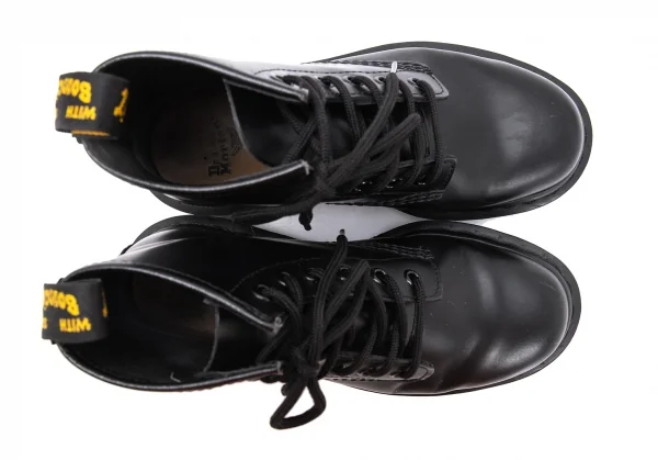 ドクターマーチンDr.Martens 6ホールレザーブーツ 黒36(22cm) (K-124698)