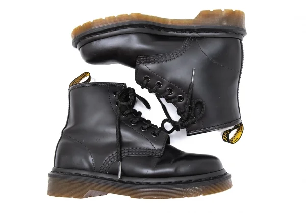 ドクターマーチンDr.Martens 6ホールレザーブーツ 黒36(22cm) (K-124698)