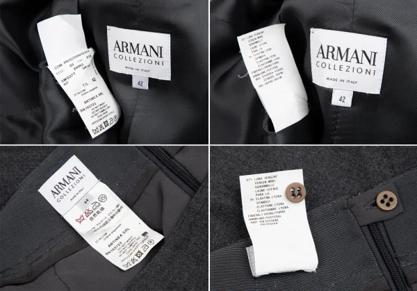 アルマーニコレツィオーニARMANI COLLEZIONI ウールセットアップスーツ