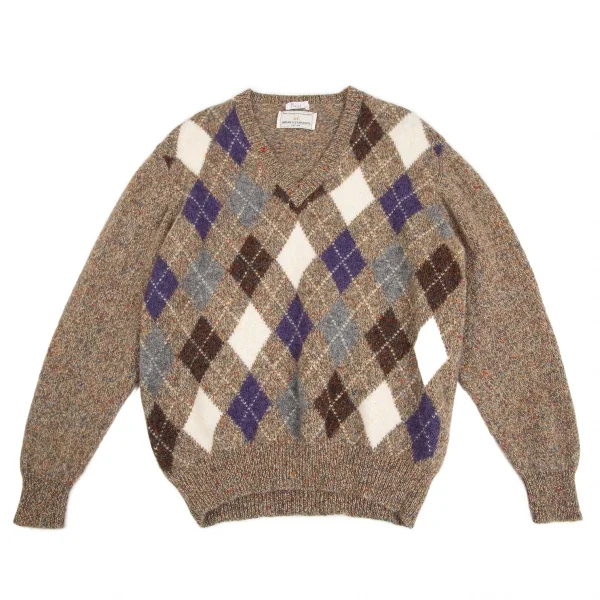 パパスPapas LAIDLAW & FAIRGRIEVEファブリックウールアーガイルV