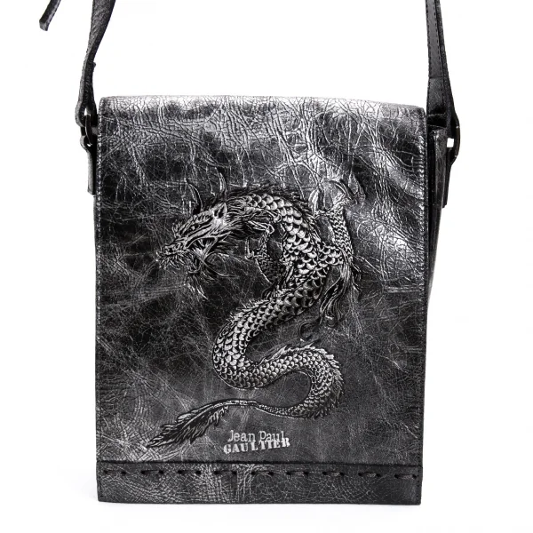 ジャンポールゴルチエJean Paul GAULTIER ドラゴンエンボスクラック