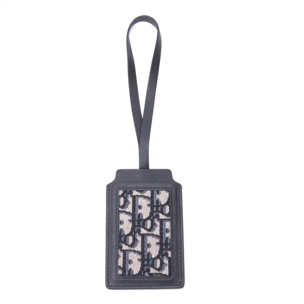 クリスチャンディオールChristian Dior トロッターパスケース 紺 (K