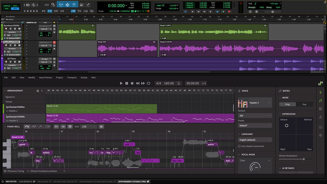 Synthesizer V Studio 2 Pro 2.1.0 Out Now