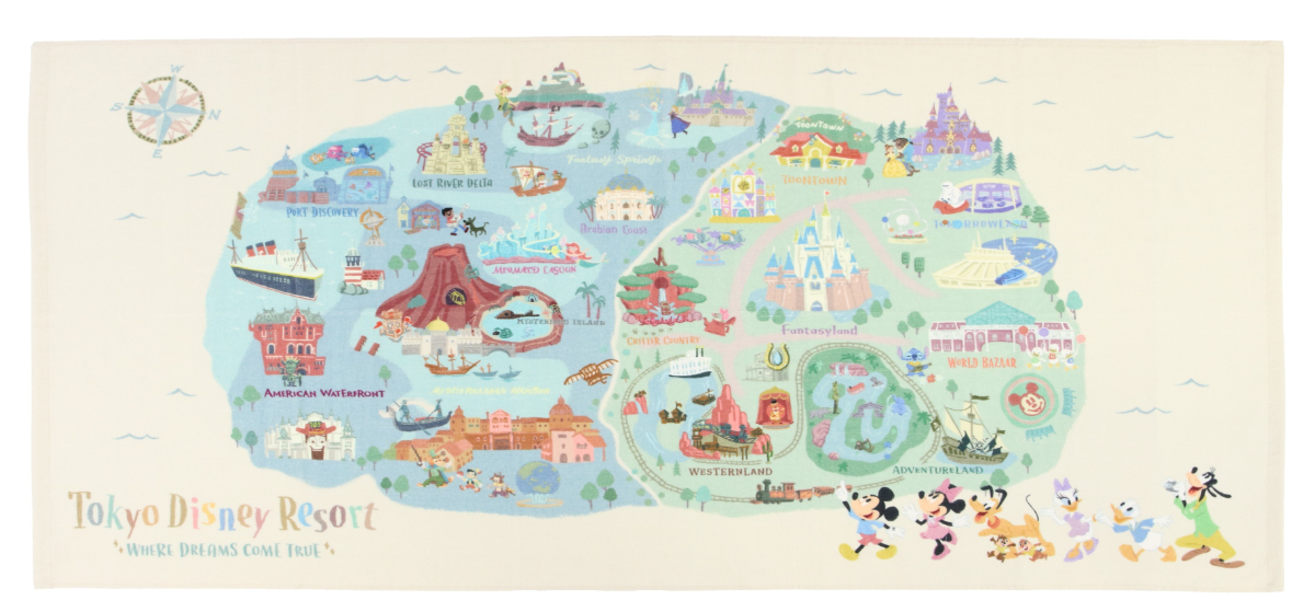 東京ディズニーリゾート】7月は新発売ラッシュ！パークのマップを