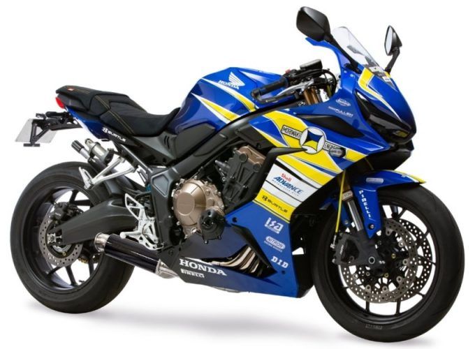 新製品】モリワキ、CB650R/CBR650R用フルエキゾーストマフラー「CROSS
