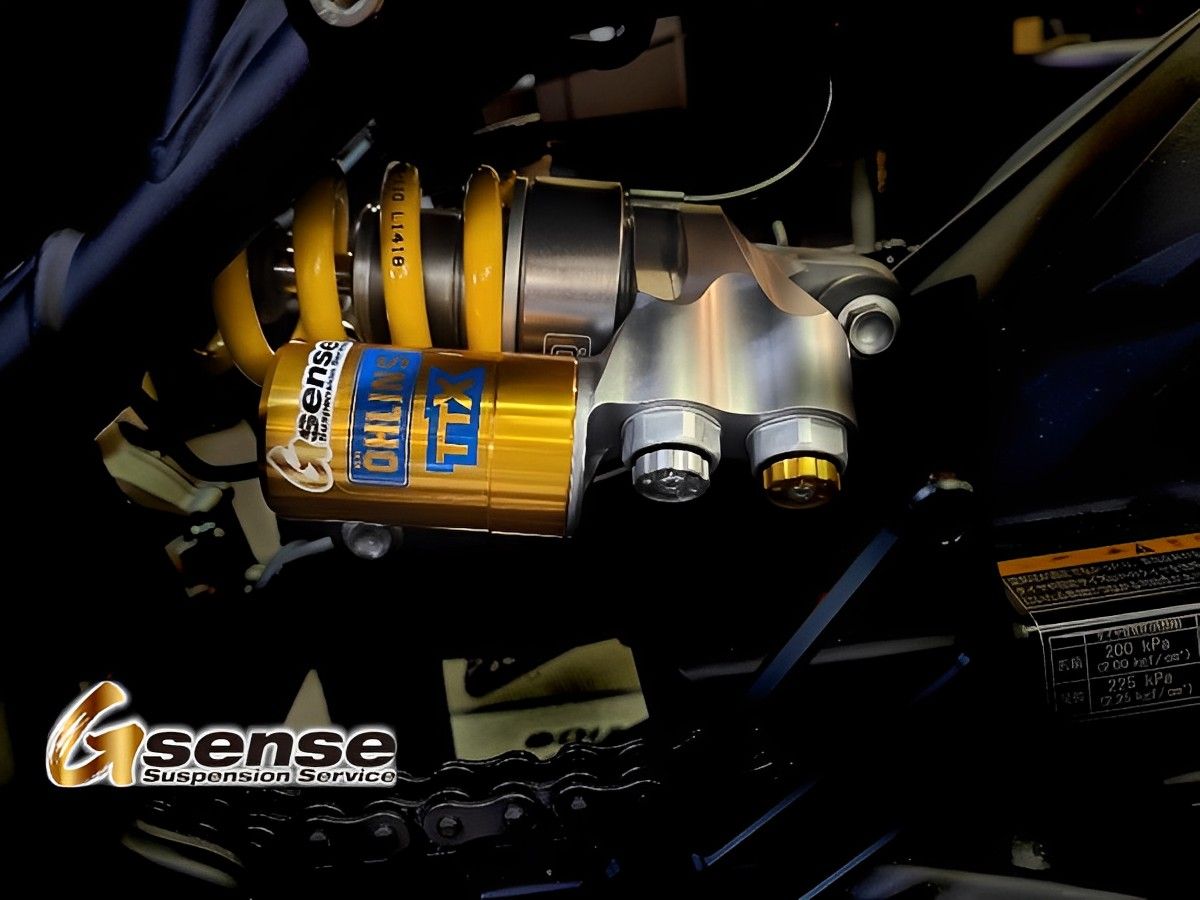 新製品】ジーセンスからZX-25R用 オーリンズ「TTX36GP」リア