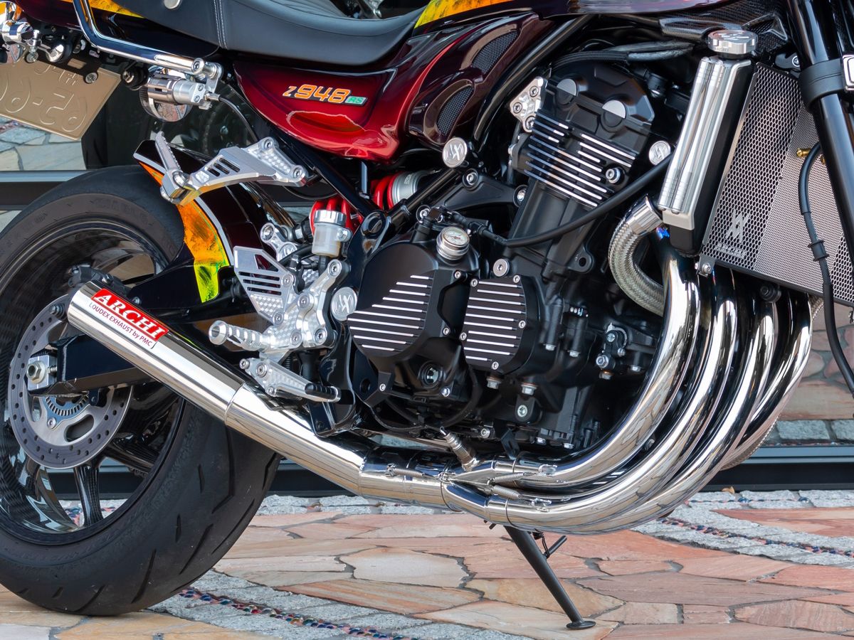 ARCHI（アーキ）からZ900RS専用のJMCA認定ショート管マフラーが登場