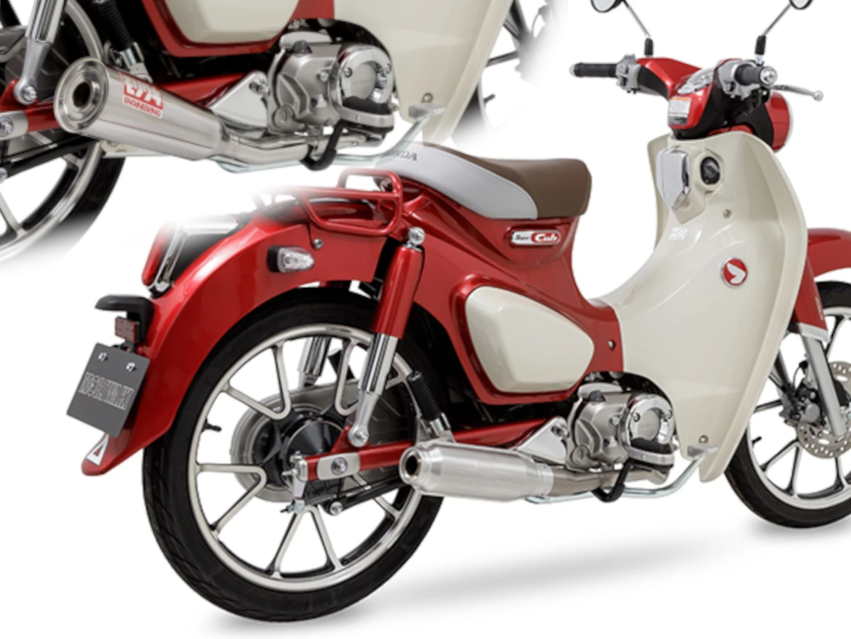 新製品】モリワキ「モナカ」と「メガホン」が C125で復刻！ 「ショート