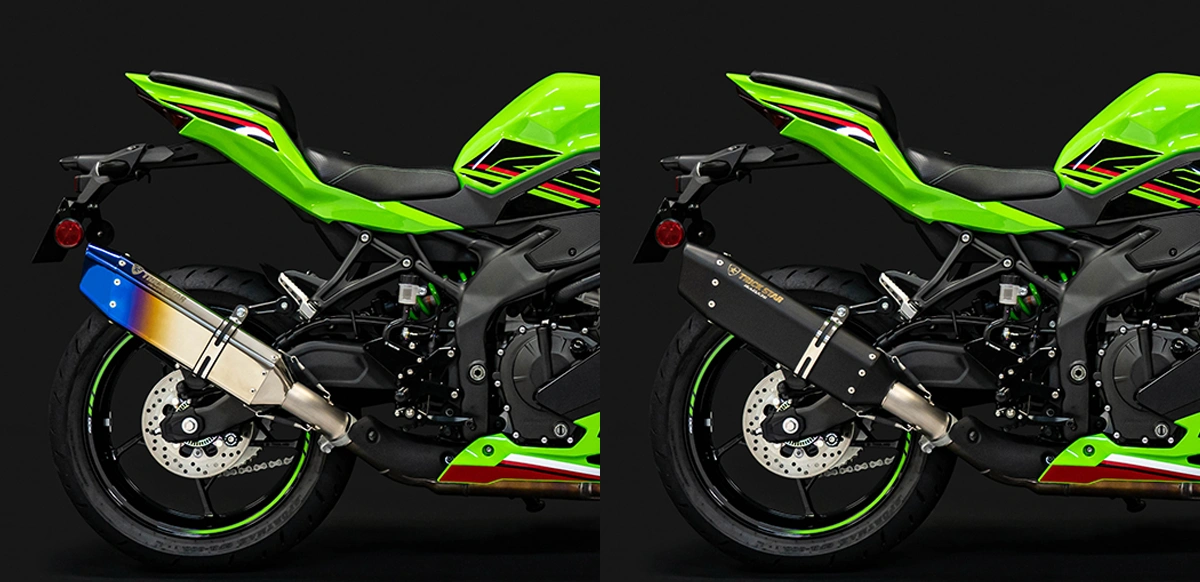 トータルで11種！ TRICK STARより「Ninja ZX-4R」2025年モデル適合