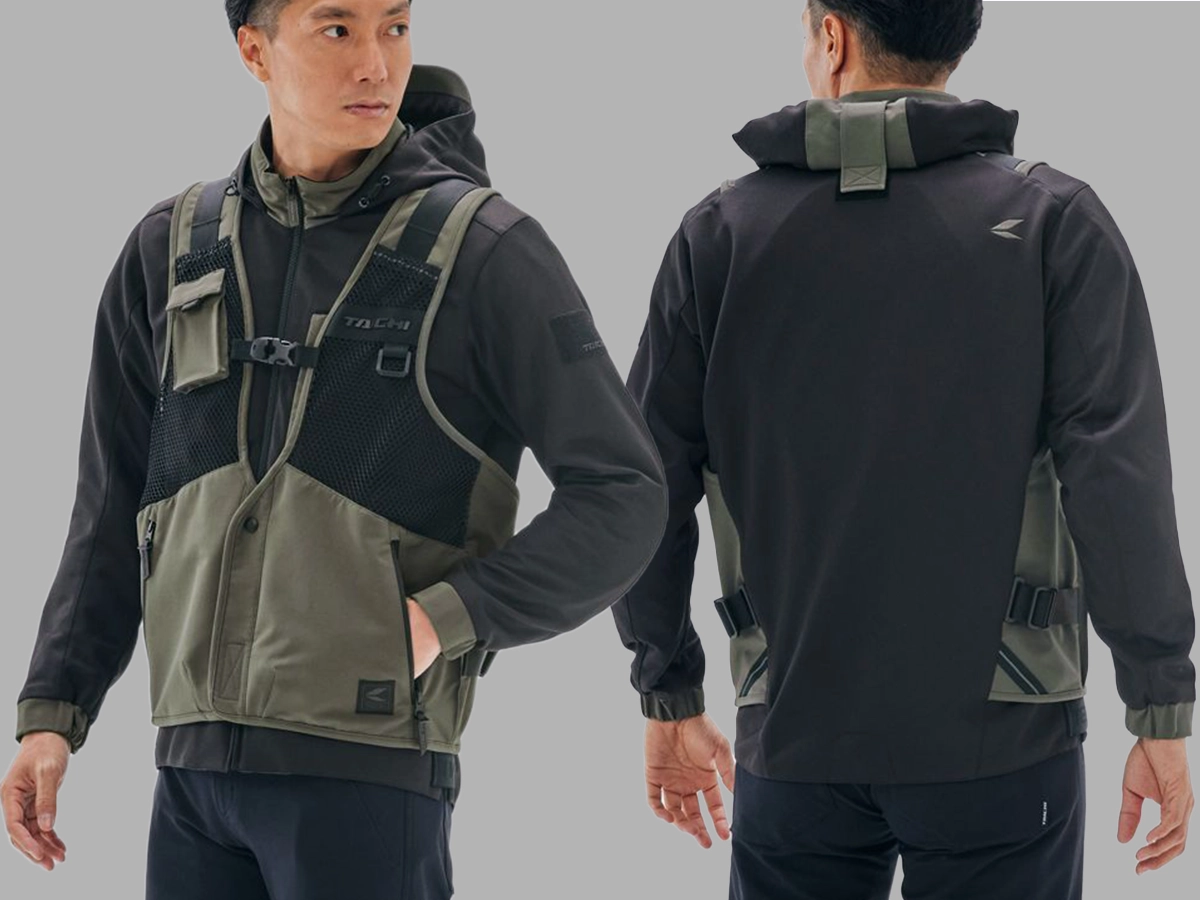 新製品】RSタイチから重ね着風メッシュジャケット「オーバーラップ