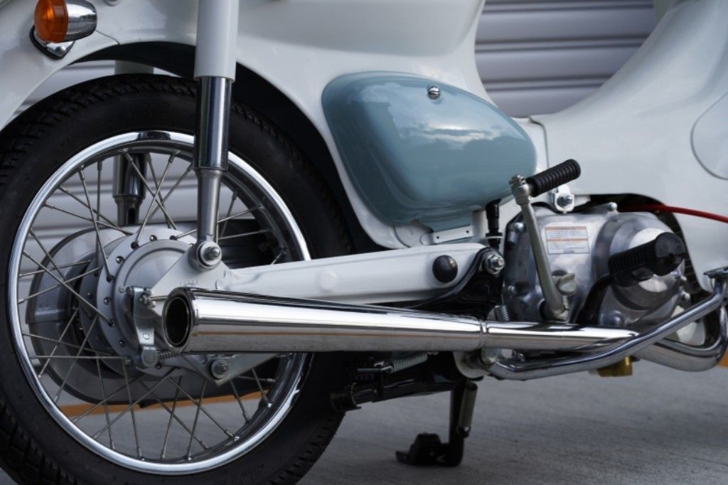 Webike | MINIMOTO ミニモト カブSPクラシックマフラー ソリッド