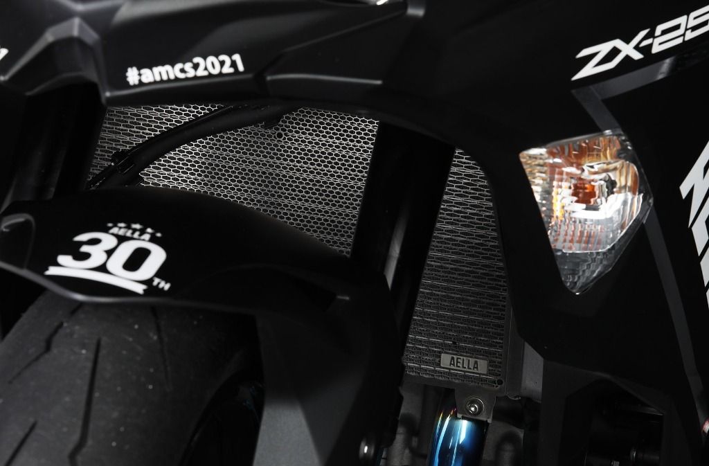 Webike | AELLA アエラ ラジエタープロテクター Ninja ZX-25R(AE-56042