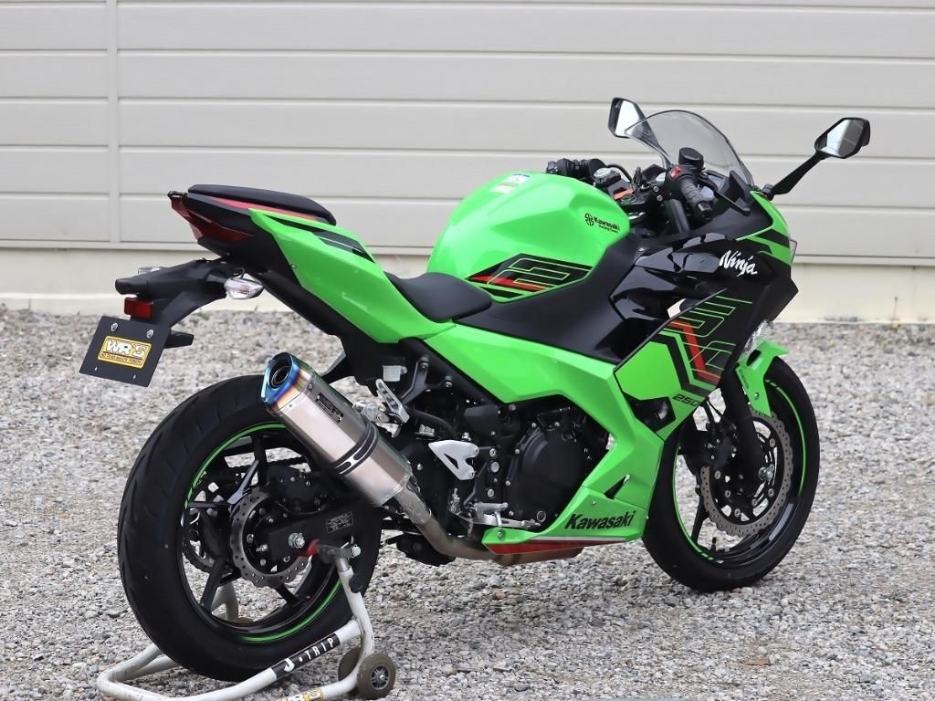 Webike | WR'S ダブルアールズ SS-OVAL スリップオンマフラー Ninja400