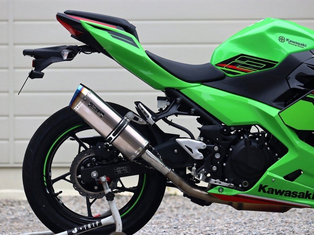 Webike | WR'S ダブルアールズ SS-OVAL スリップオンマフラー Ninja400