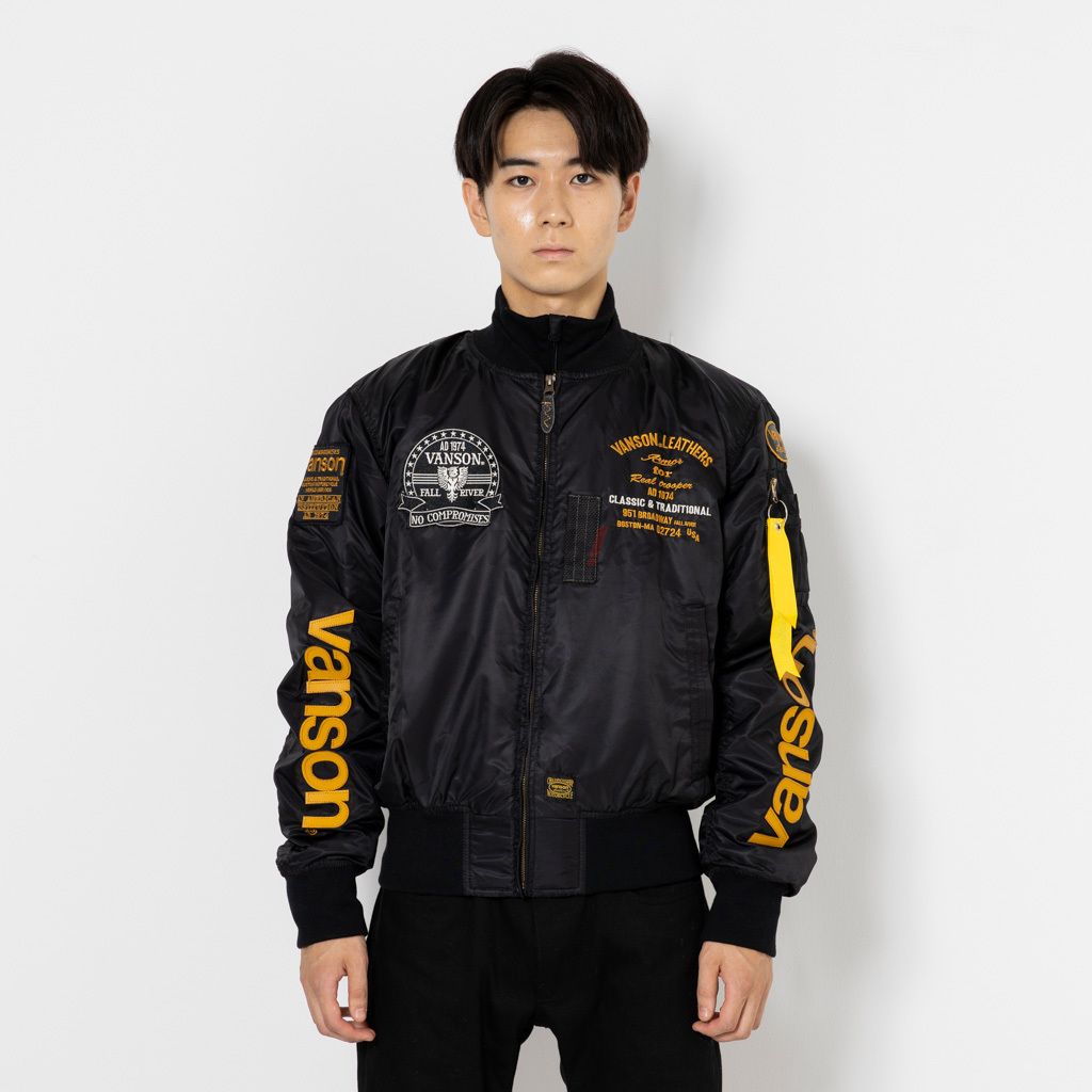 Webike | VANSON バンソン MA-1ジャケット(VS23108W) | オールシーズン