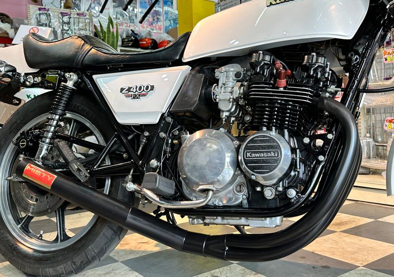 Webike | MISTY ミスティ Z400FX MISTY64手曲〈BK〉 Z400FX(W-1711