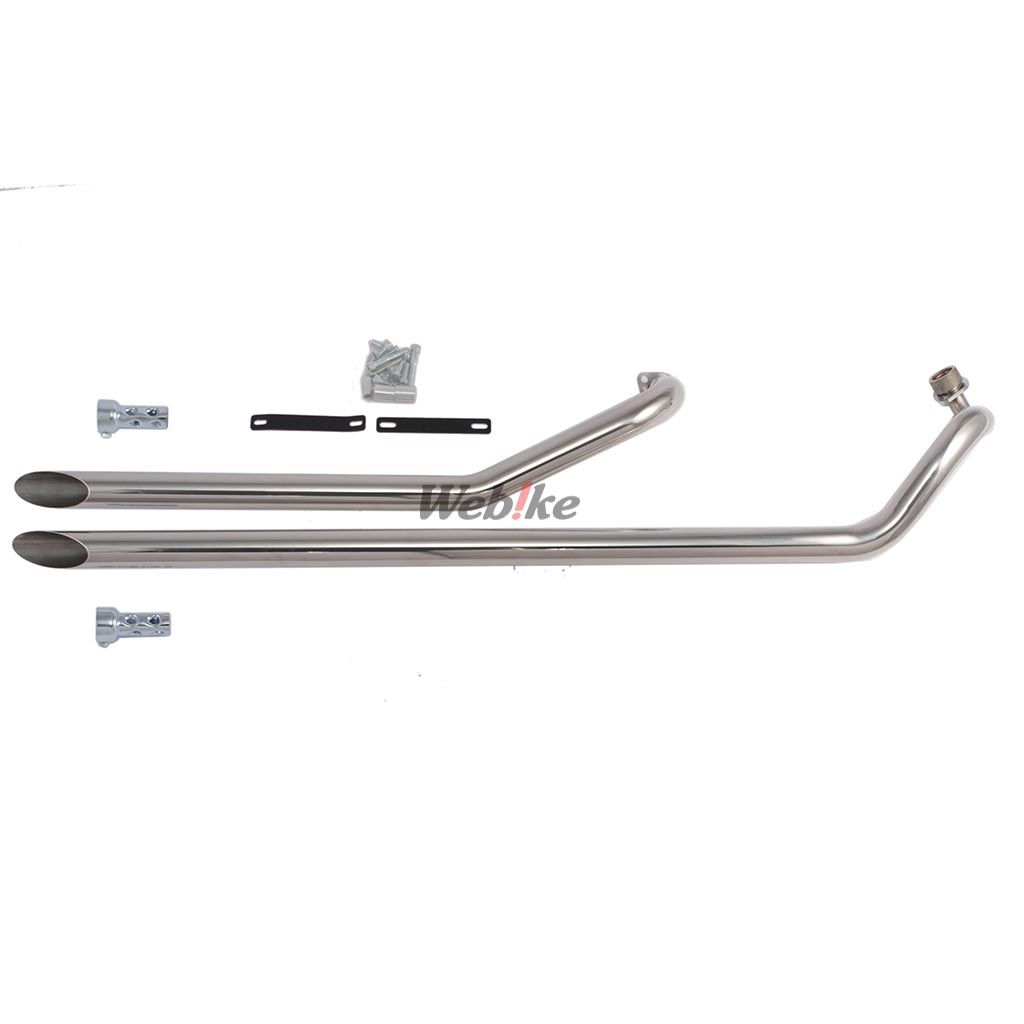 Webike | Garage T&F ガレージ T&F ロングドラッグパイプマフラー