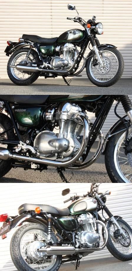 kawasaki W650 W400 用 BEET ビート NASSERT TRAD JMCA 車検対応品