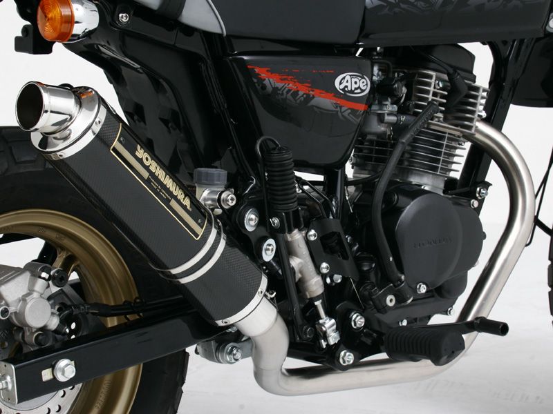 Webike | YOSHIMURA ヨシムラ 機械曲チタンサイクロン エイプ100(110