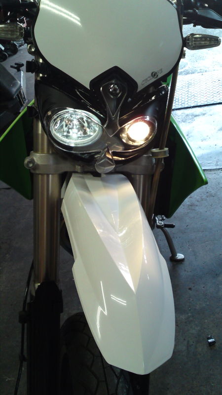 ヘッドライトからACERBIS:アチェルビスの口コミ・動画インプレッション