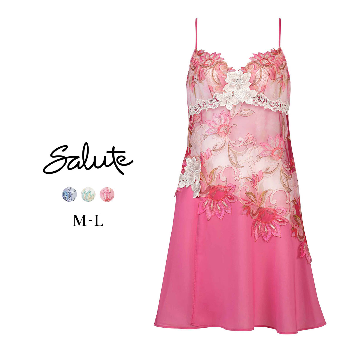 ワコール サルート 80グループ 80G スリップ ランジェリー ML 85丈