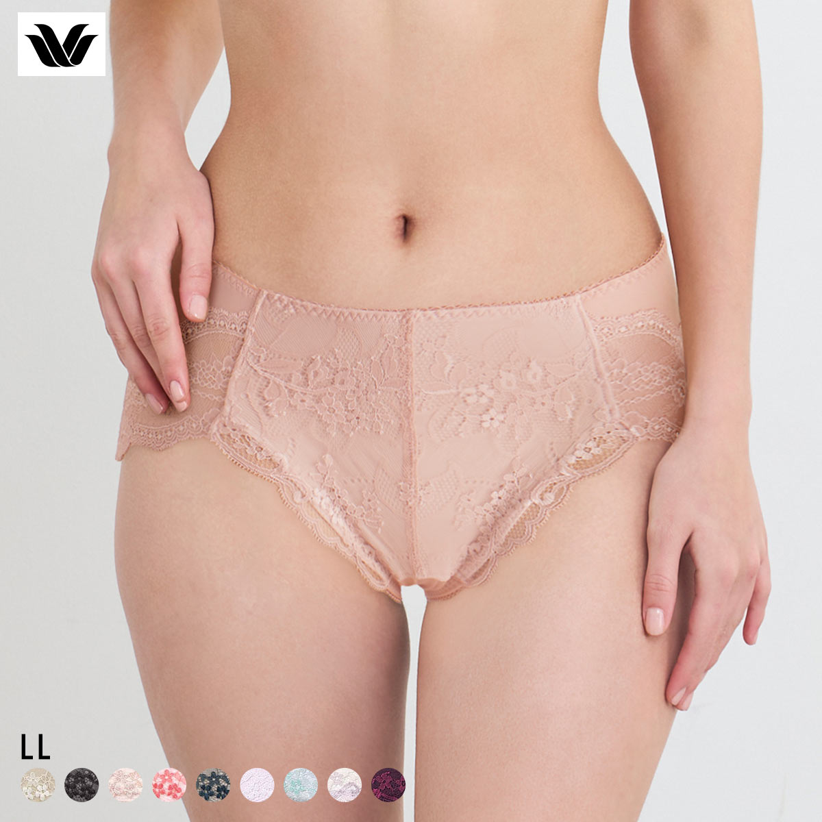 ワコール ナチュラルメイクブラ ショーツ LL ハイレッグ はきこみ