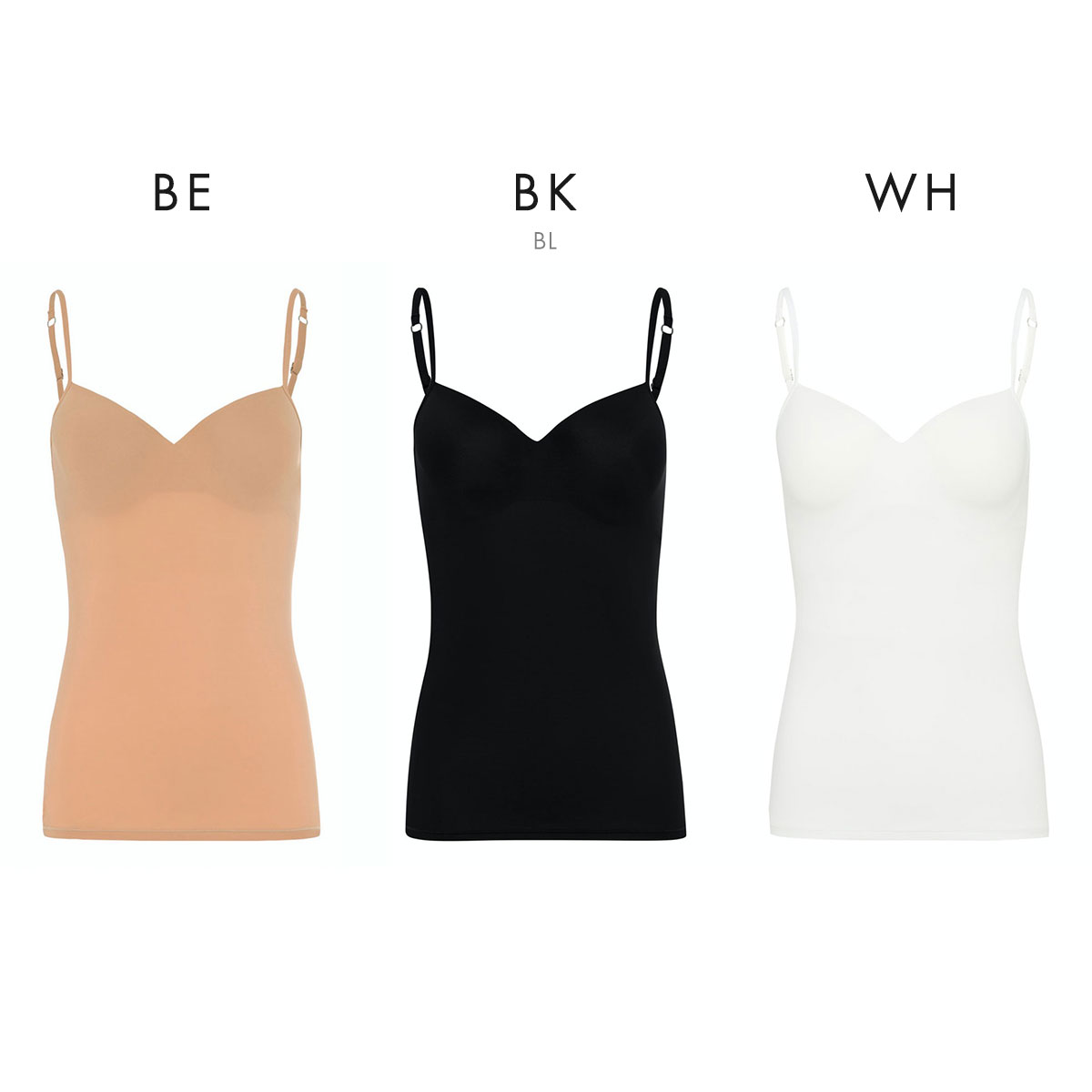 ハンロ アリュール 定番 カップ付き キャミソール HANRO ALLURE V