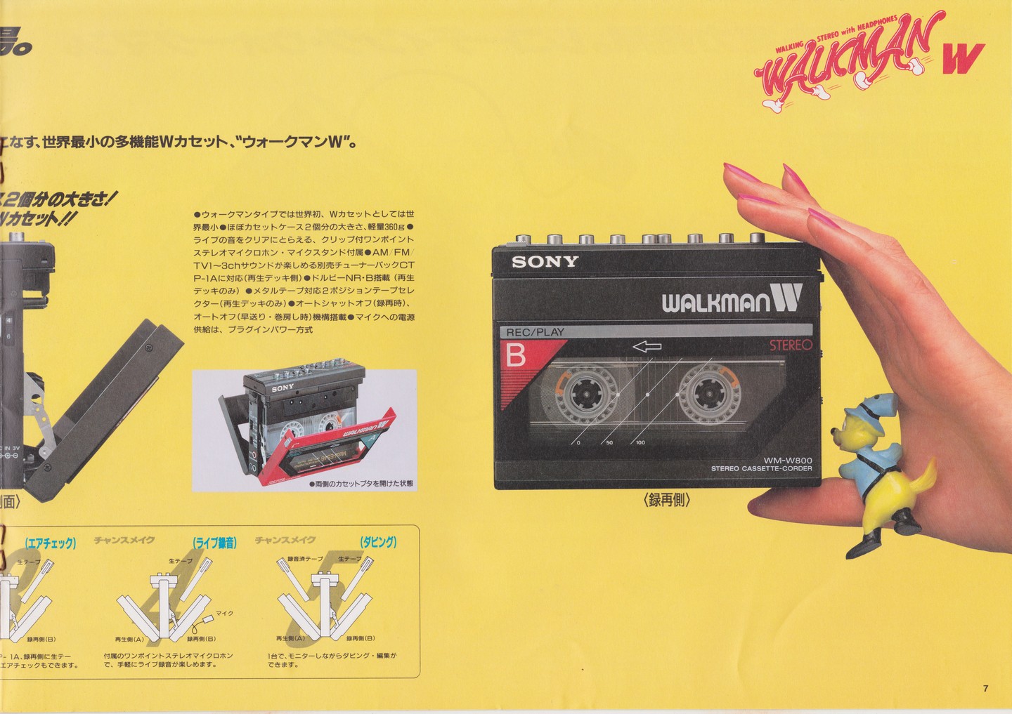 Sony WM-W800 ▷ Walkman.land