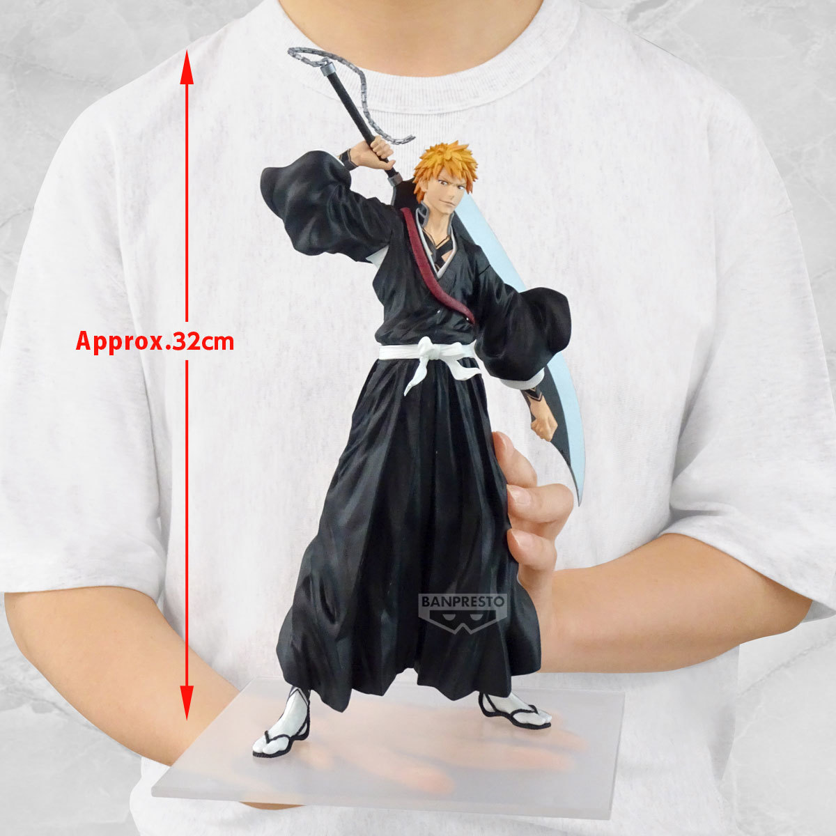 バンプレスト Grandista 『BLEACH』黒崎一護 フィギュア 全高32cmの大