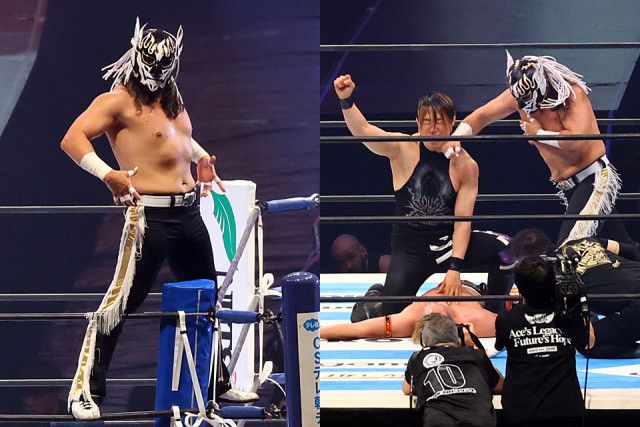 新日本】デスペラードがDOUKI眼前でSHO粉砕 大乱戦4WAY制してIWGP