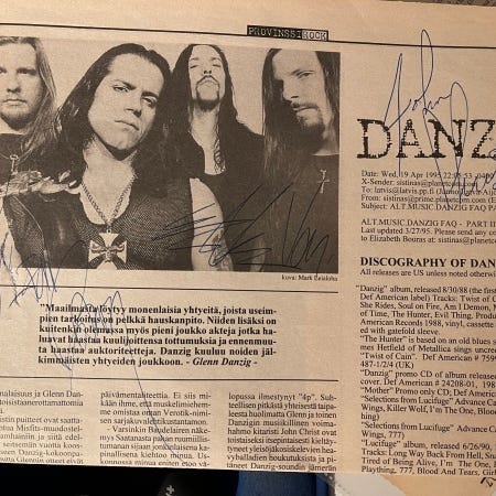 Danzig Hidden Lyrics of the Left Hand (2010) vol. 1 | Tori