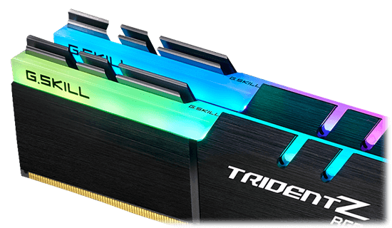 Memória DDR4 G.Skill Trident Z, RGB, 32GB (2x16GB) 3000MHz, F4
