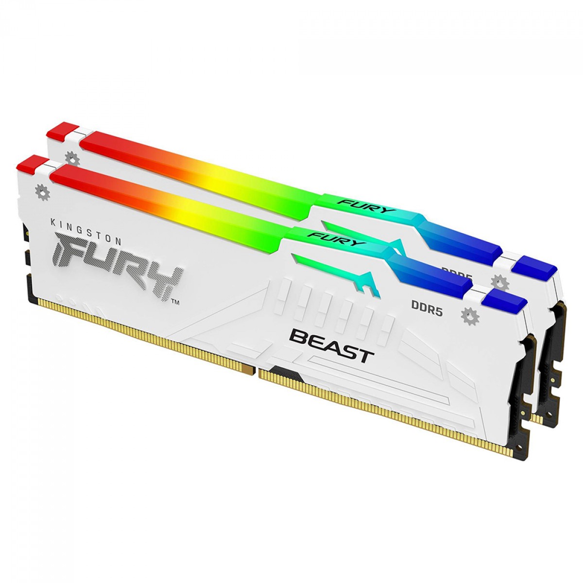 Memória DDR5 Kingston Fury Beast, RGB, 64GB (2x32GB), 5200Mhz