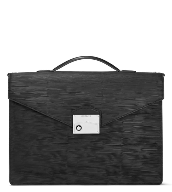 Buy Montblanc Black Meisterstuck 4810 Medium Briefcase Online