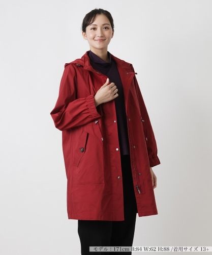 スタンドカラーラップコート【プラス企画】【LORO PIANA】|レリアン