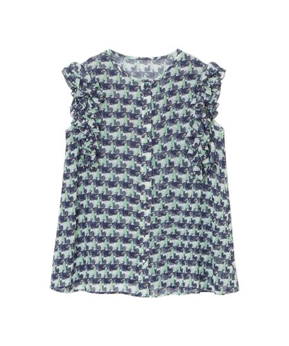 コンスティレーションプリントボウタイブラウス|ANAYI OFFICIAL ONLINE