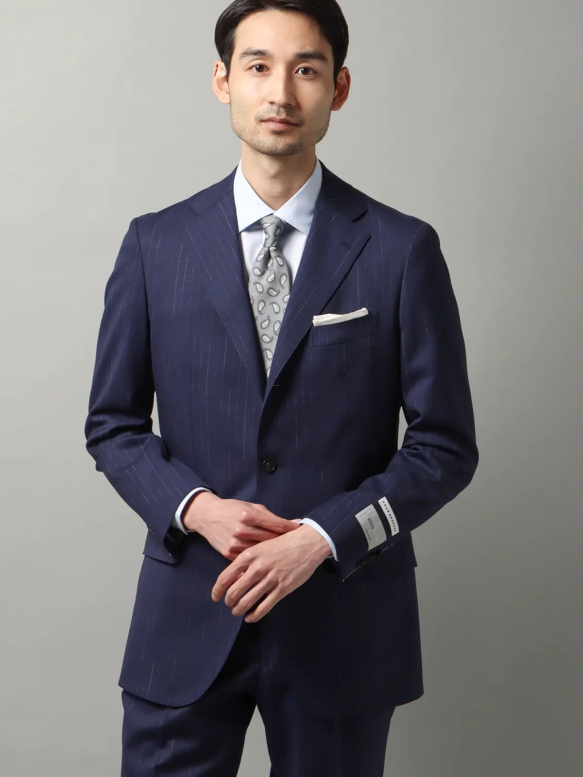 スーツ／3つボタン／REDA FLEXO／ピンストライプ／TR24 | SUIT SQUARE