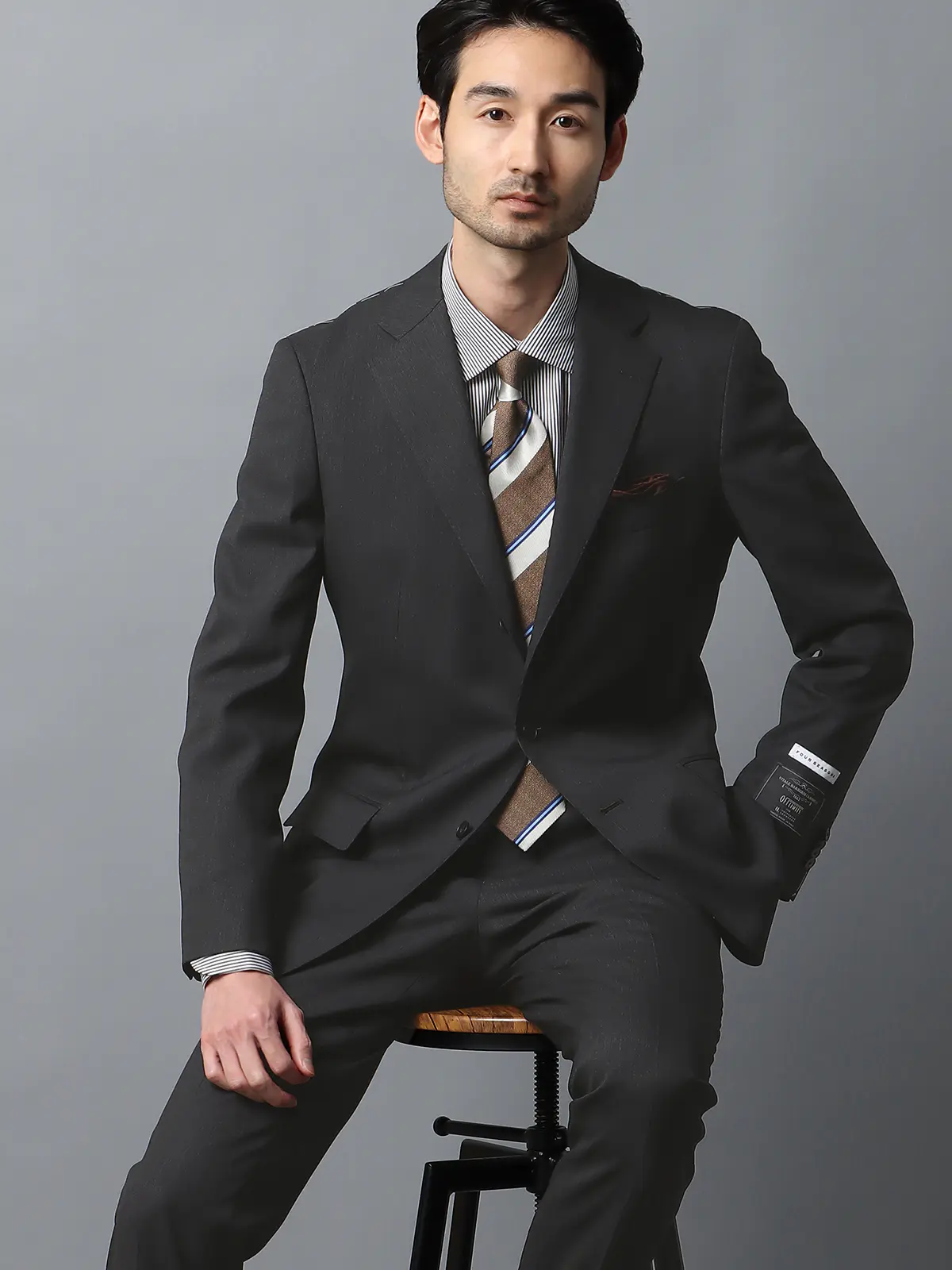 スーツ／3つボタン／CANONICO／OFFLIMITS／織柄／TR24 | SUIT SQUARE