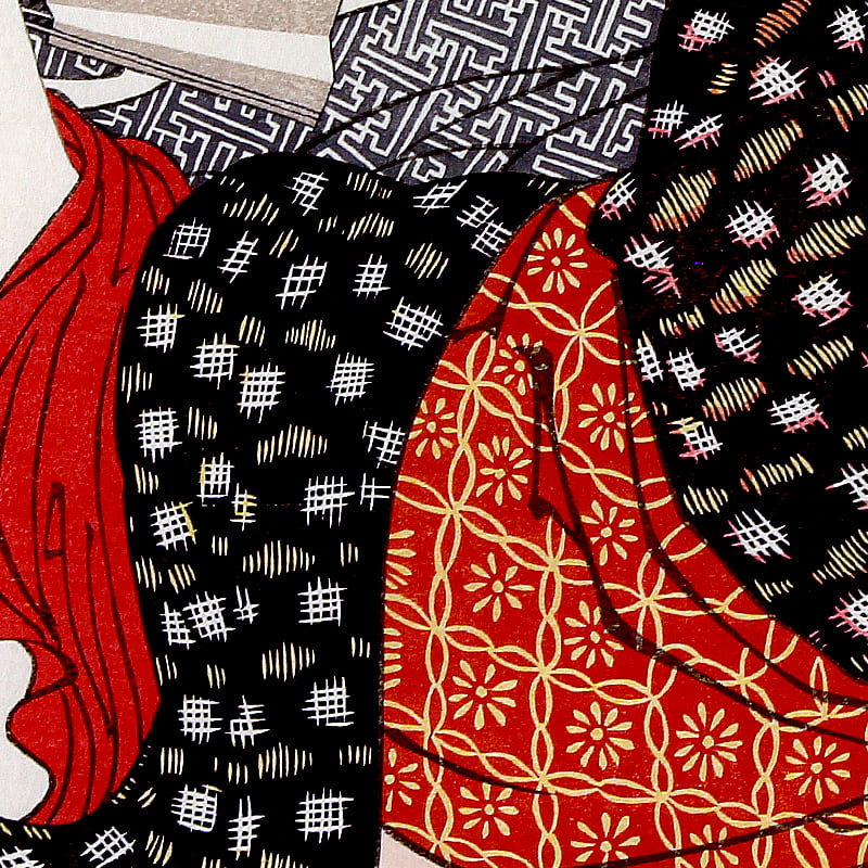 喜多川歌麿 浮世絵春画「歌まくら・料亭の二階」｜浮世絵工房