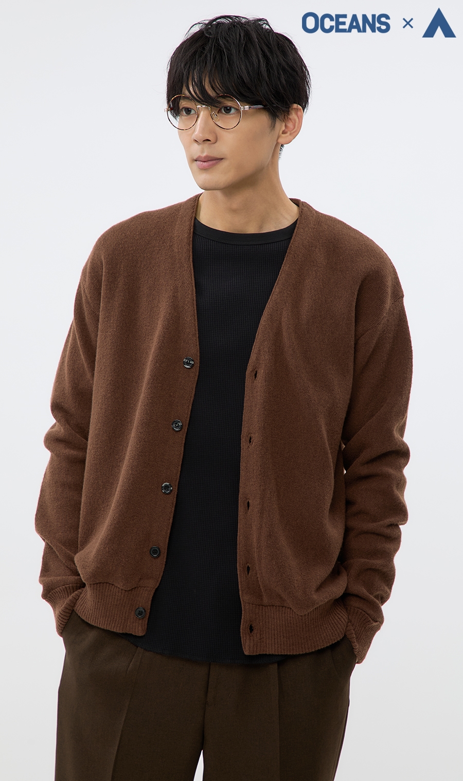 カーディガン《ニット》 (7842718-35) | OCEANS × A | 紳士服・スーツ