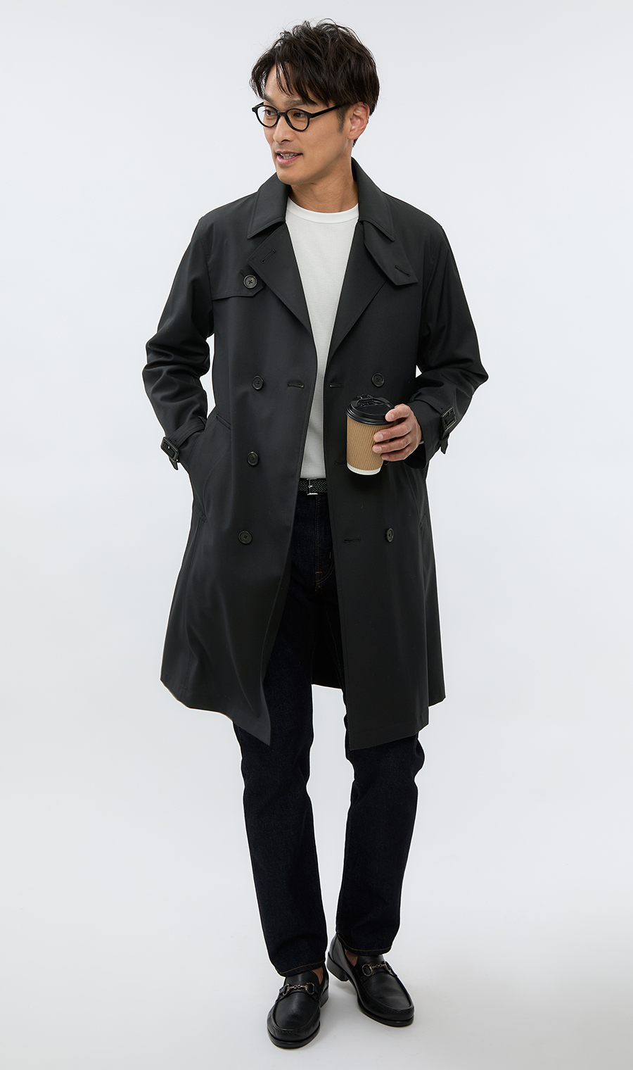 ダブルトレンチコート (7207R244-91) | Savile Row | 紳士服・スーツ