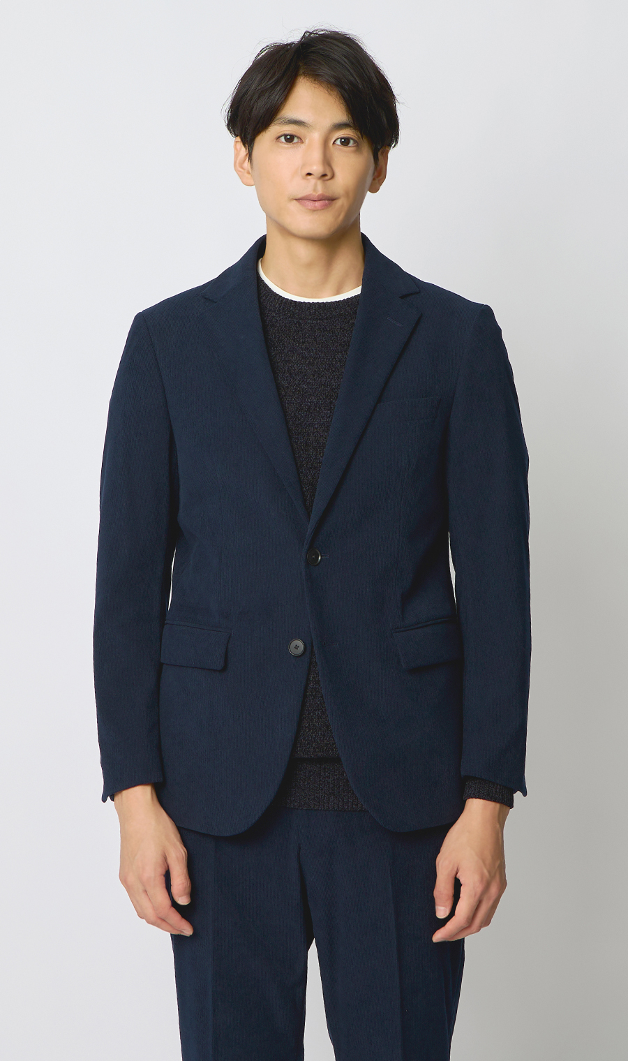 スタイリッシュジャケット【コーデュロイ】【セットアップ着用可