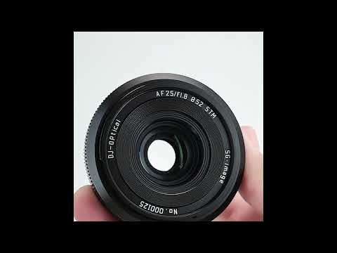 SG-image AF 25mm F1.8 富士フイルムXマウント APS-C シルバー