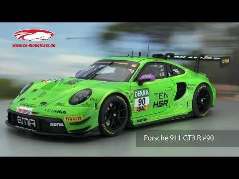 Minichamps 1:18 Porsche 911 GT3 R #90 2nd Hockenheim DTM 2023 D