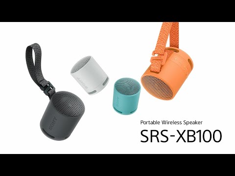 ブルートゥーススピーカー オレンジ SRS-XB100 DC [防水 /Bluetooth