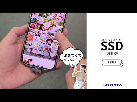 SSPJ-UTC512 外付けSSD USB-C接続 (Chrome/Android/iPadOS/Mac