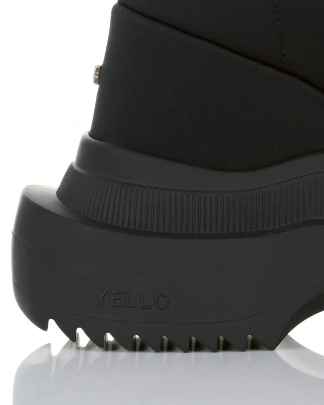 YELLO / TOKYO BLACK DOUBLE SNEAKER LONG BOOTS 2024