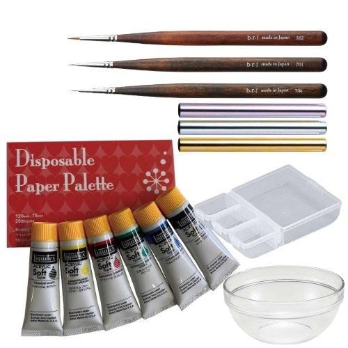 12%OFF[ネイリスト検定]フラットアートセット【うかる～ちぇ/絵の具